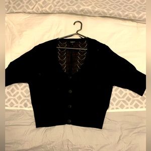 Torrid black pointelle cardigan